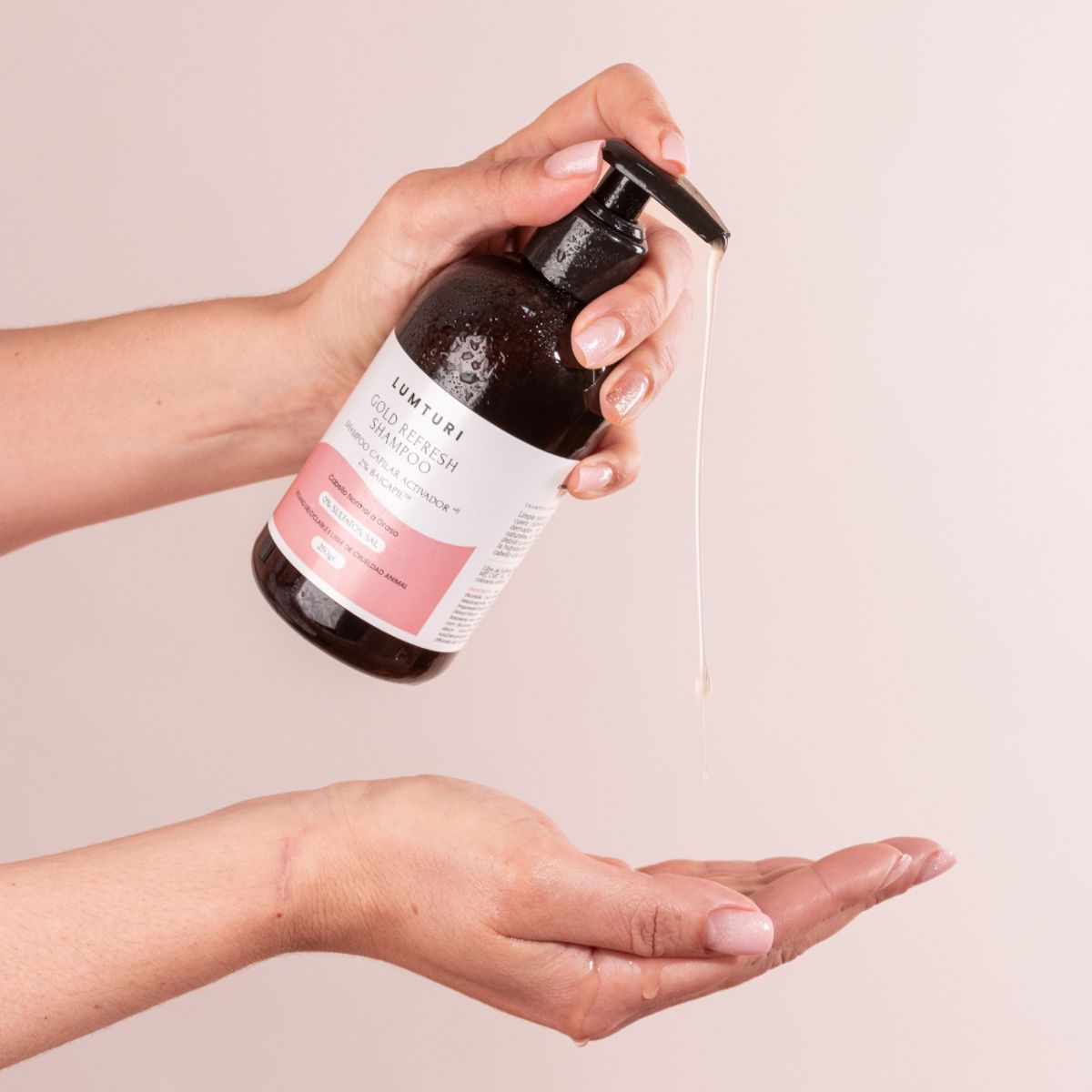 LUMTURI - Gold Refresh Shampoo Para Raíz Grasa Coctel Sin Sal