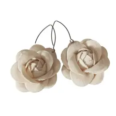 CATHALIFAUDJOYAS - Aros flor largos