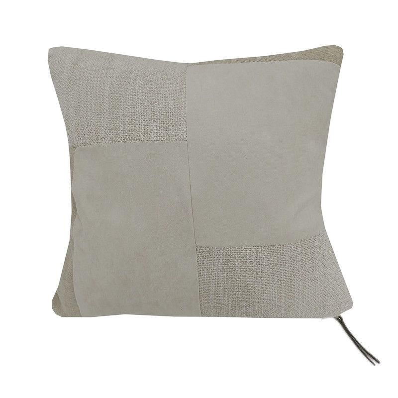 HEBRA - Cojin Patchwork Beige 45X45