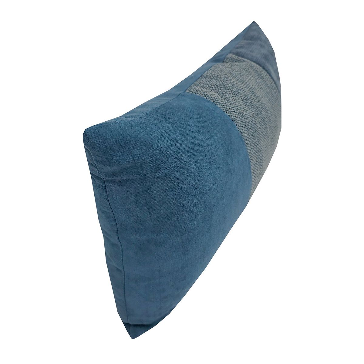 HEBRA - Cojín Patchwork  Rectangular Azul 30X50