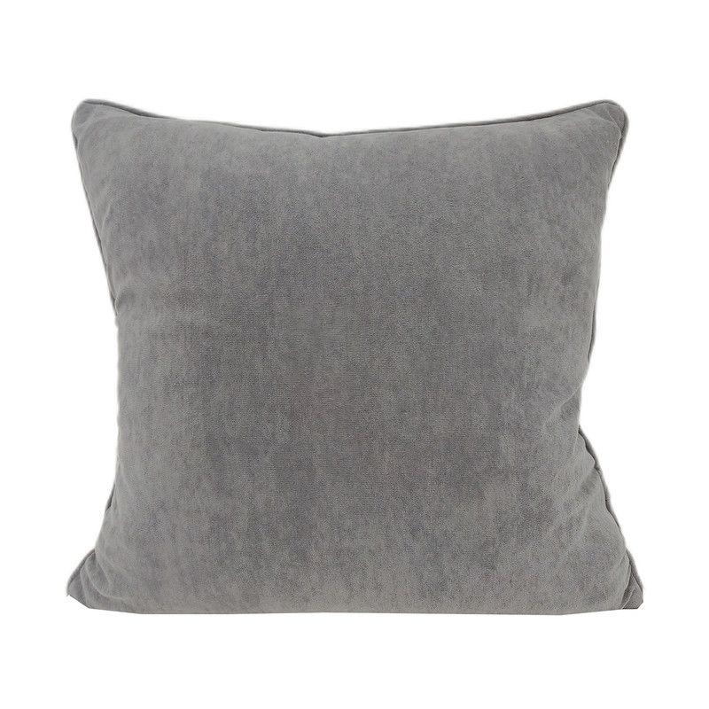 HEBRA - Cojin Terciopelo Gris 45X45