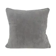 HEBRA - Cojin Terciopelo Gris 45X45