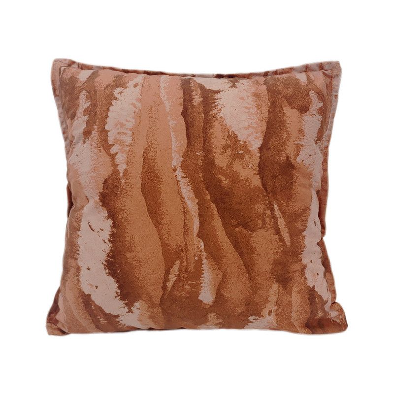 HEBRA - Cojin Estampado Terracota 45X45