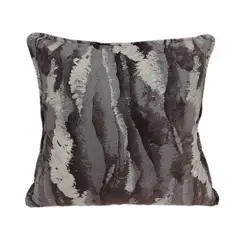 HEBRA - Cojin Estampado Gris 45X45.