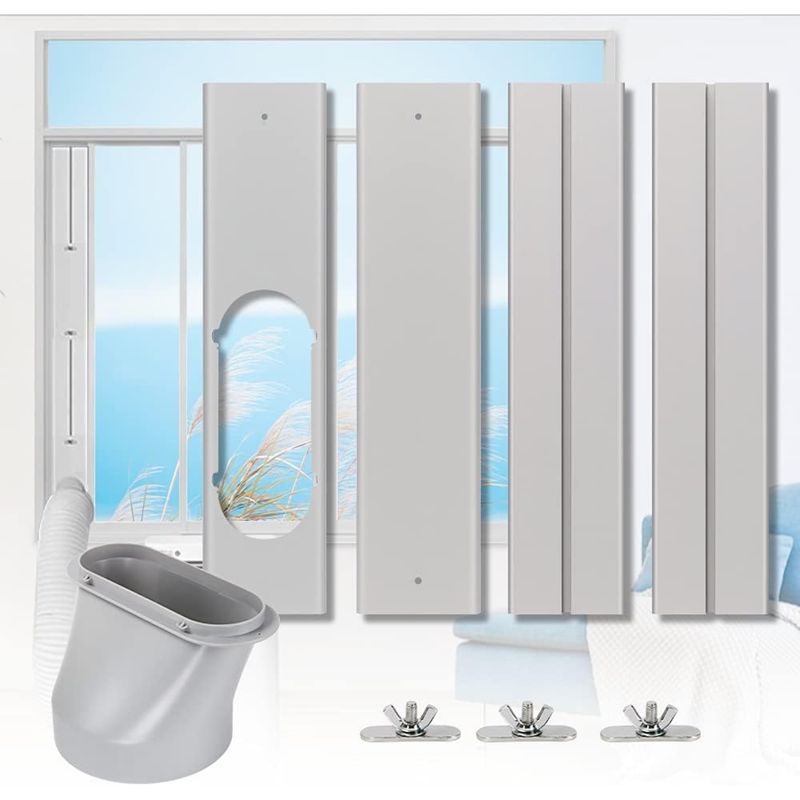 GENERICO - Kit De Ventana Aire Acondicionado Portátil - Hasta 220 Cm