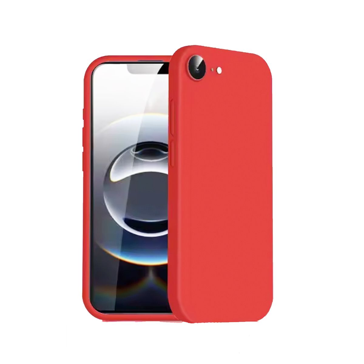 JOIGO - Carcasa Lamina de Vidrio Para iPhone 16e Rojo