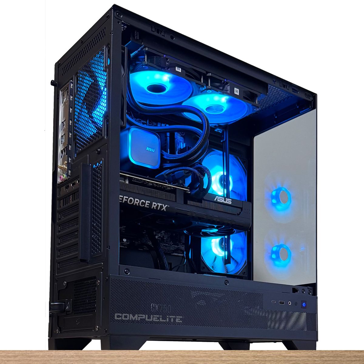 COMPU ELITE - PC Gamer Amd Ryzen 5 9600X 6-Core + B650 WIFI + 32GB DDR5 + RTX 4060 8GB