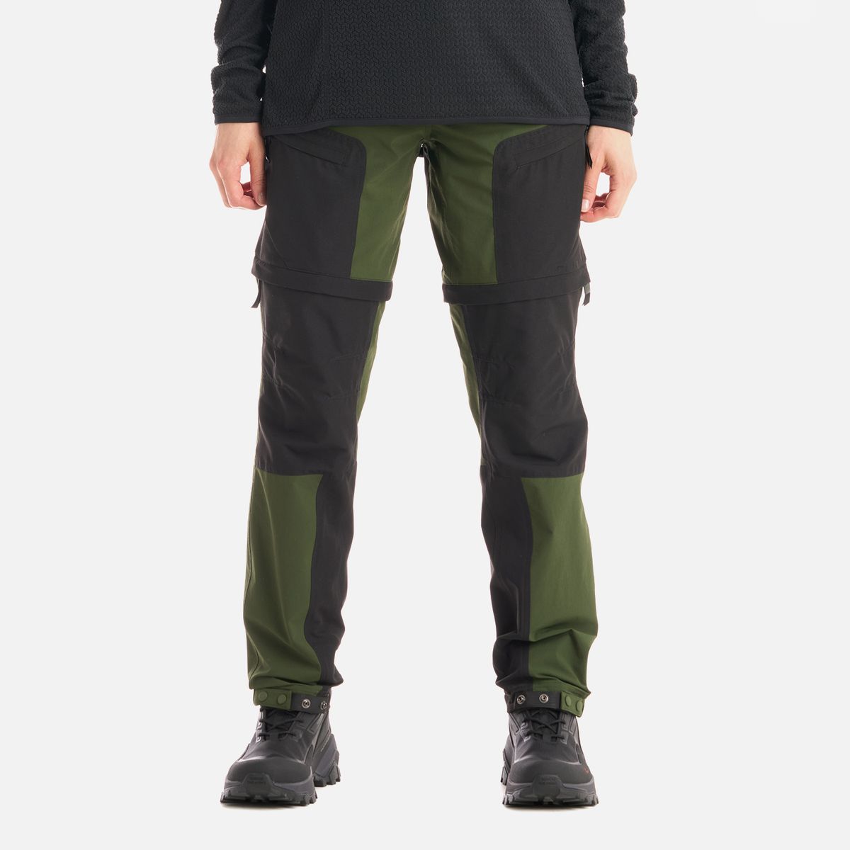LIPPI - Pantalón Mujer Wollaston Mix-2 Pants Verde Militar Lippi