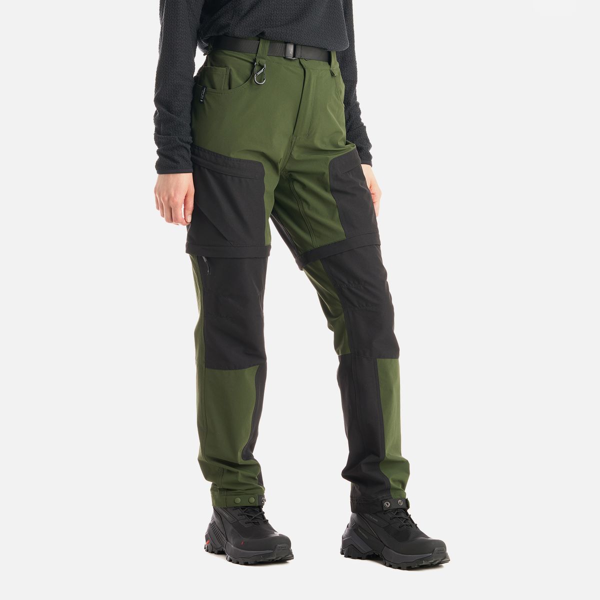 LIPPI - Pantalón Mujer Wollaston Mix-2 Pants Verde Militar Lippi