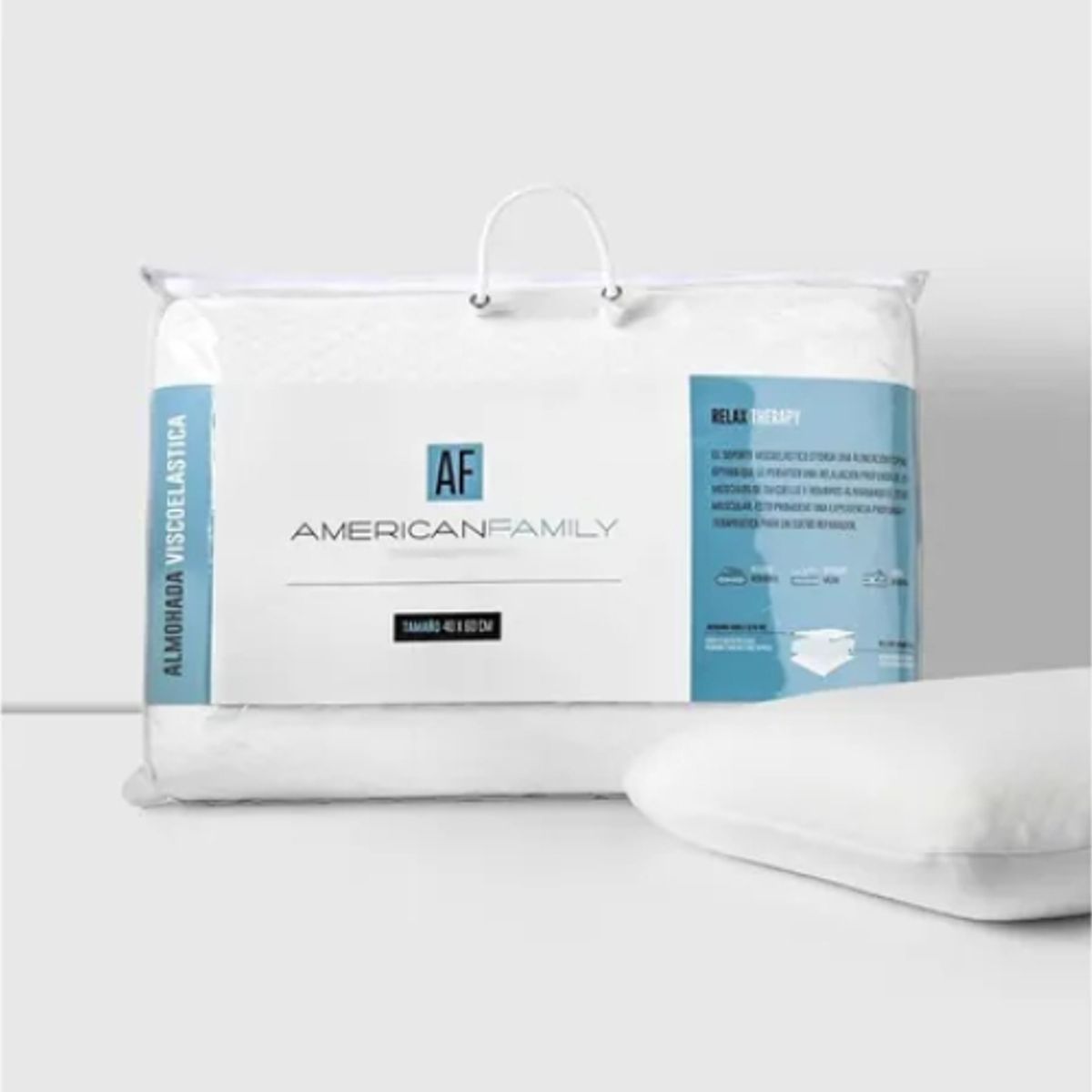 CANNON - Almohada Cannon 60x40cm Viscoelastica Memory American Family