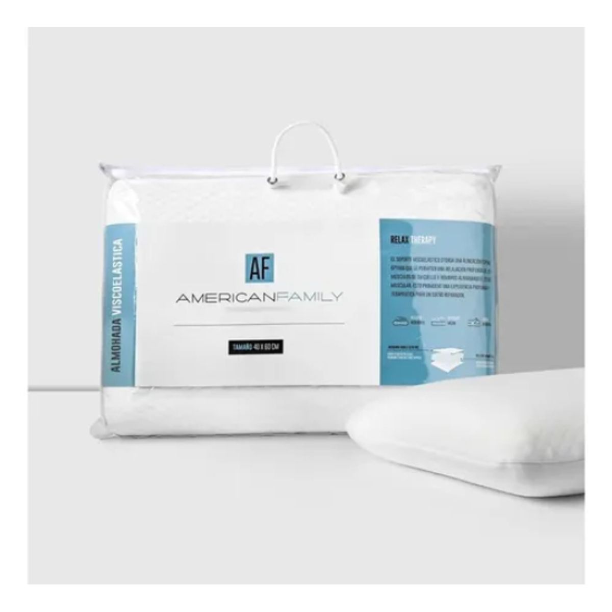 CANNON - Almohada Cannon 60x40cm Viscoelastica Memory American Family