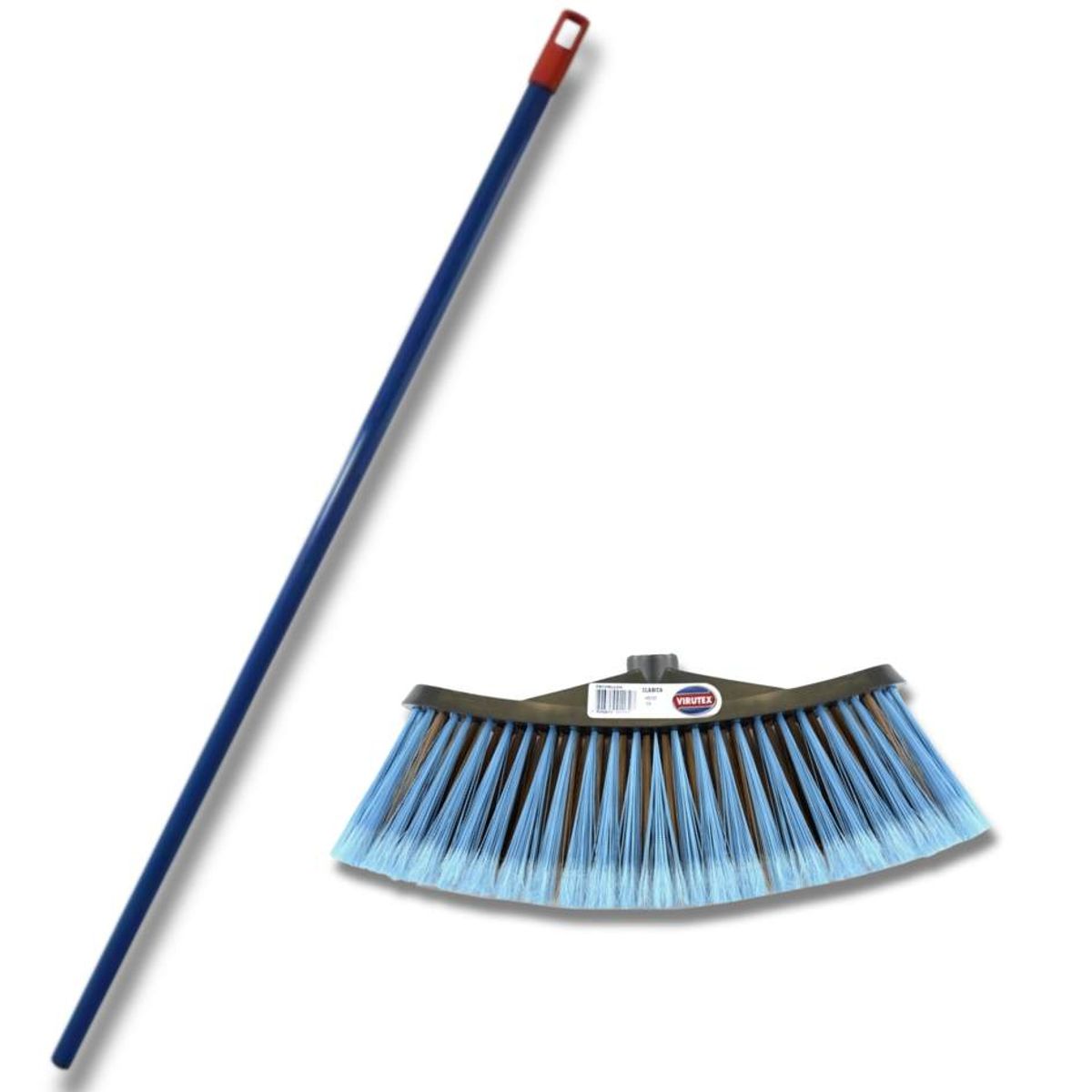VIRUTEX - Escoba Ligera Multiusos Barrer Cerdas Resistentes Virutex