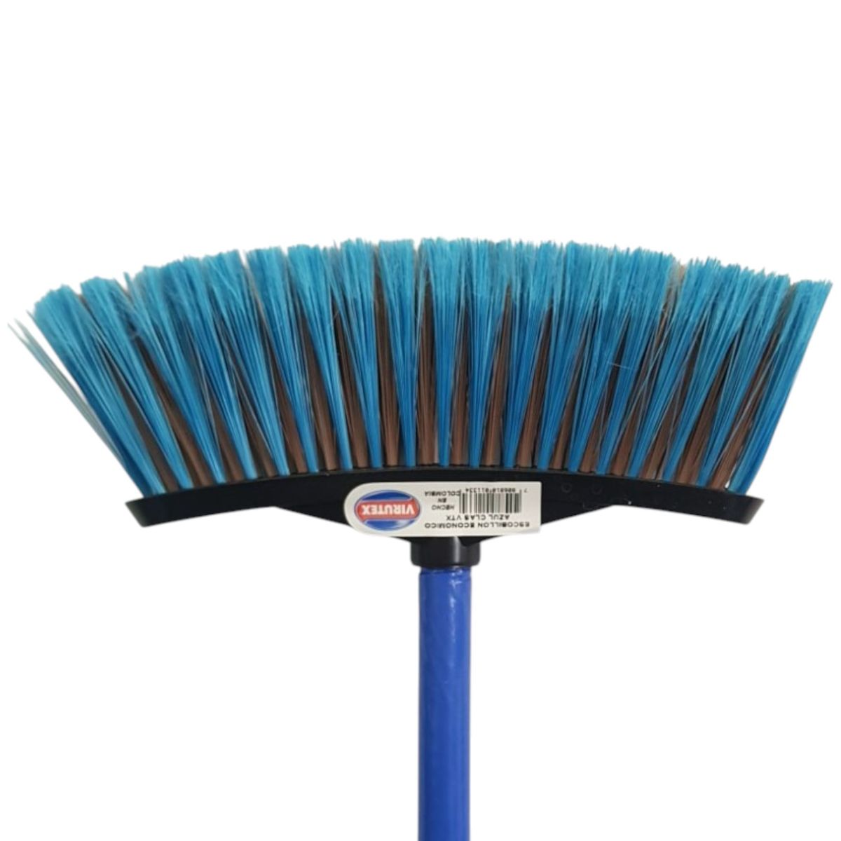 VIRUTEX - Escoba Ligera Multiusos Barrer Cerdas Resistentes Virutex