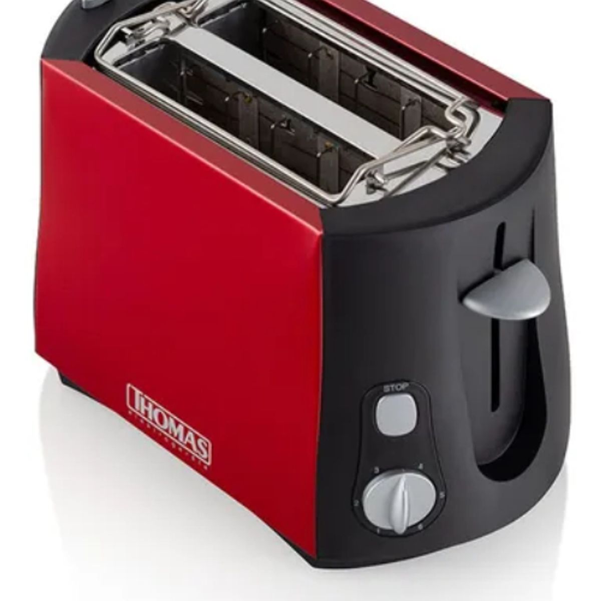 THOMAS - Tostador Thomas Th-120r 2 Panes Color Rojo