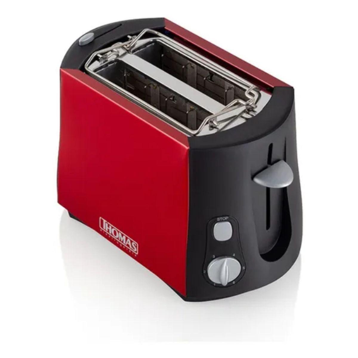THOMAS - Tostador Thomas Th-120r 2 Panes Color Rojo