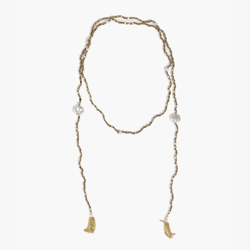 LOUNGE - Collar Mujer Detalle Perlas
