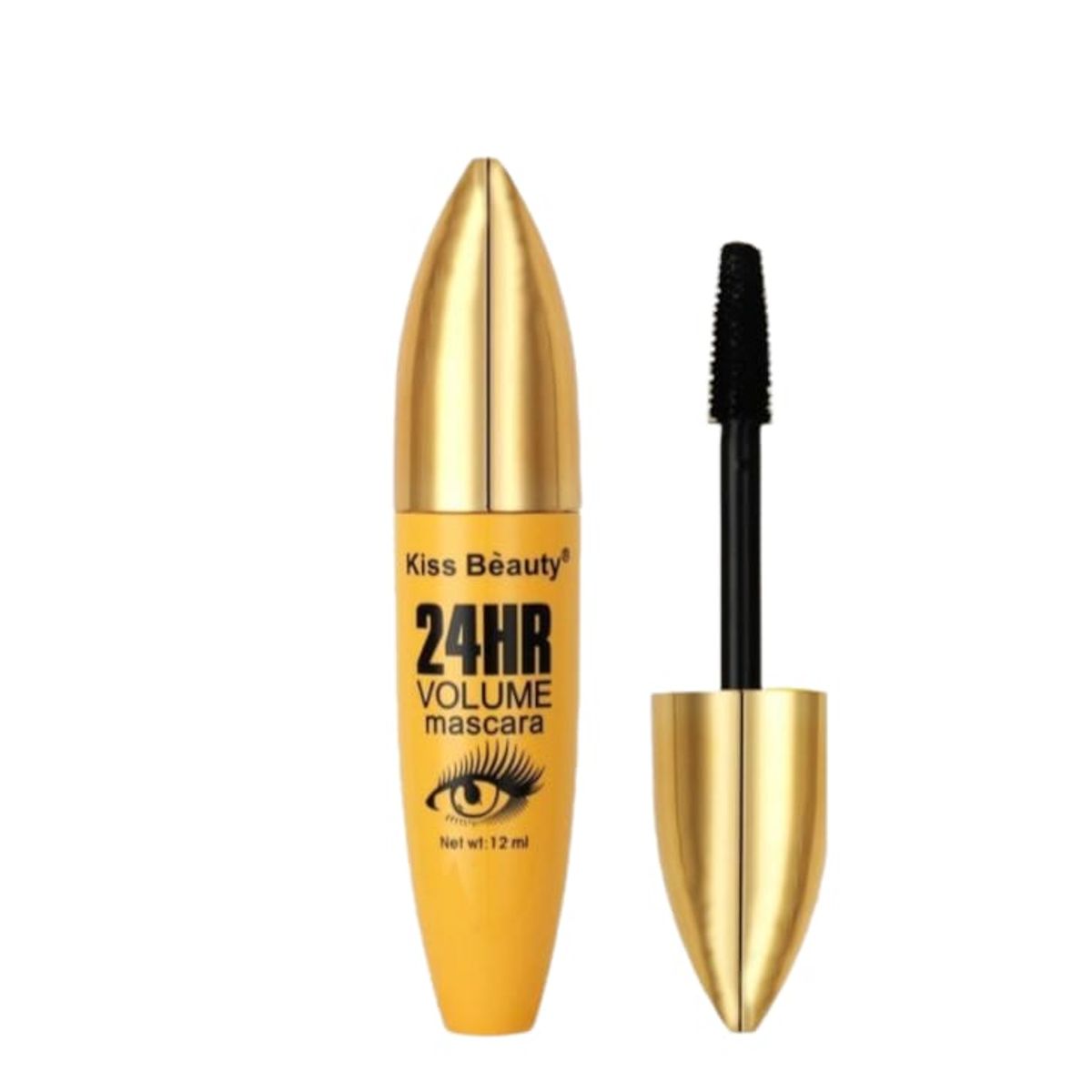 KISS BEAUTY - Kiss Beauty Máscara De Pestañas Súper Volumen + Lapiz Negro