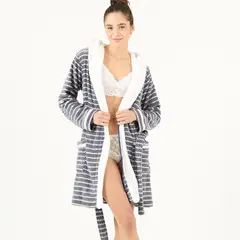 BARBIZON - Bata de Mujer Amelia Azul