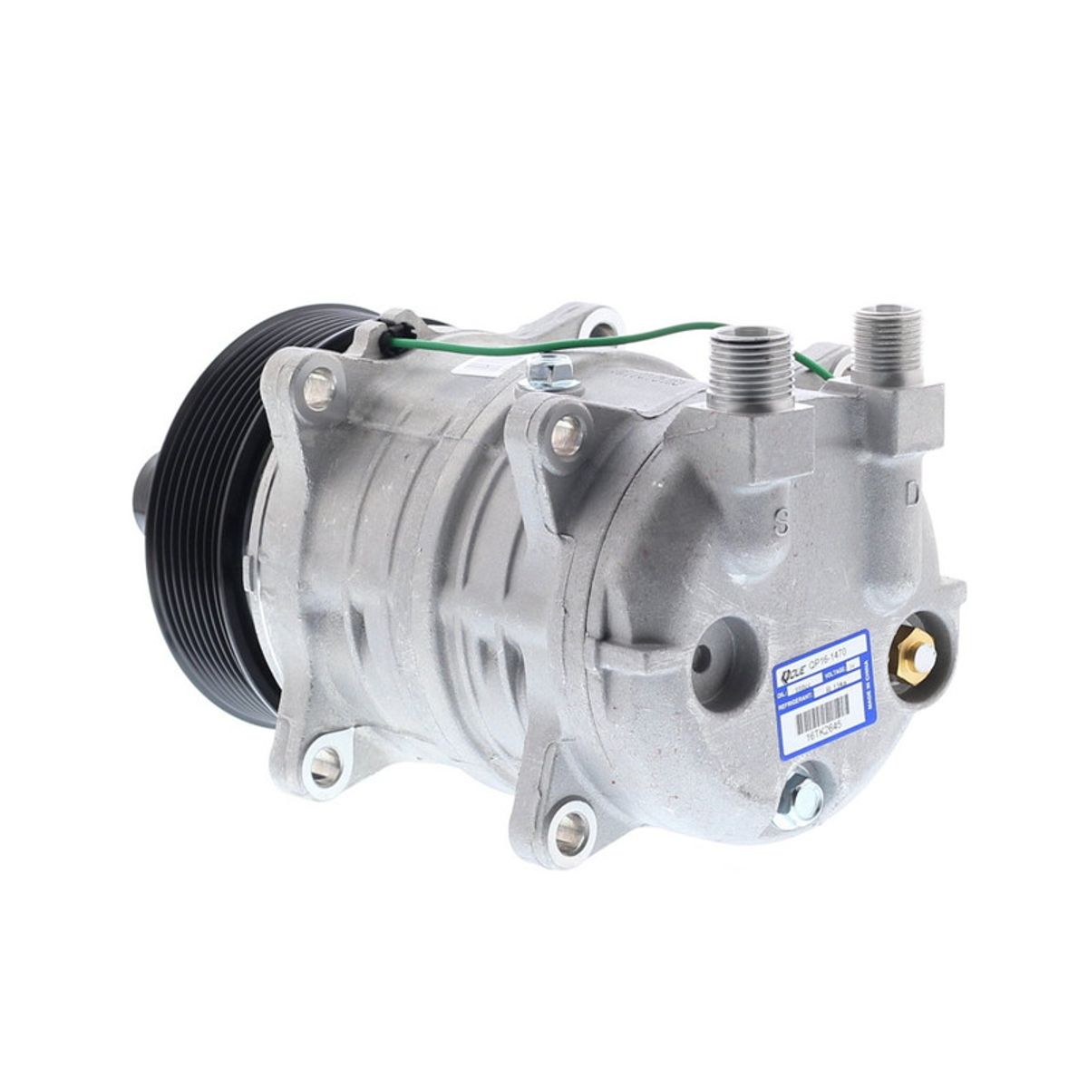 AMERICAN AIR - Compresor de Ac 8PK 24V 123MM MONTAJE OREJAS MONOLITICO QUE.