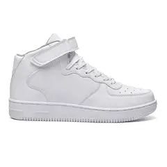 HERIEL - Zapatillas Mujer Urbanas con Caña Blancas.