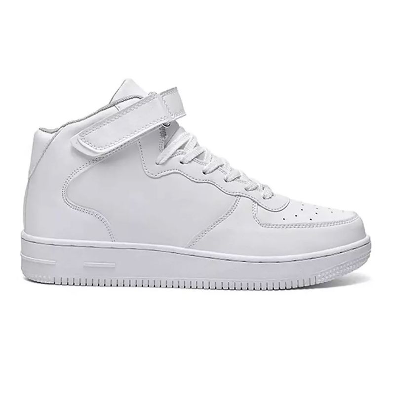 HERIEL - Zapatillas Mujer Urbanas con Caña Blancas.