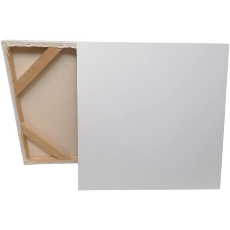 GENERICO - Lienzo para Pintar 40x40 cm - Marco de Madera