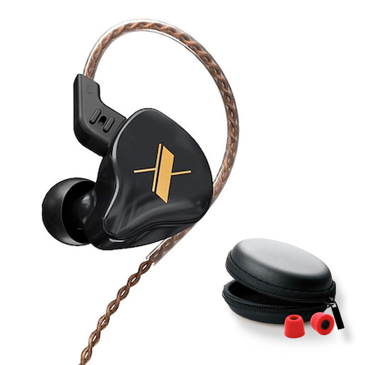 GENERICO - KZ  EDX + ESTUCHE + ESPUMAS