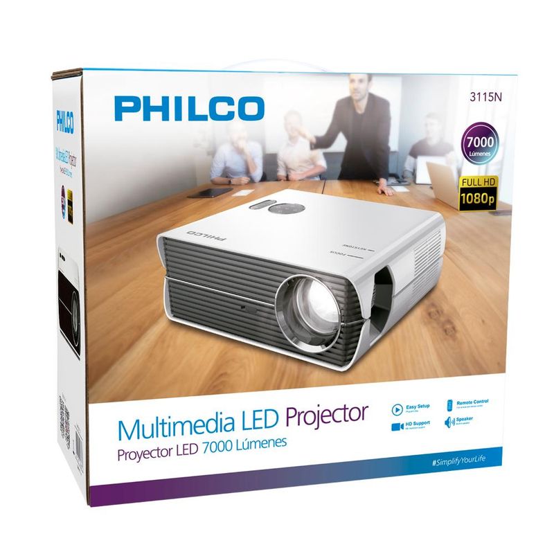 PHILCO - PROYECTOR 7000 LUMENES PHILCO.