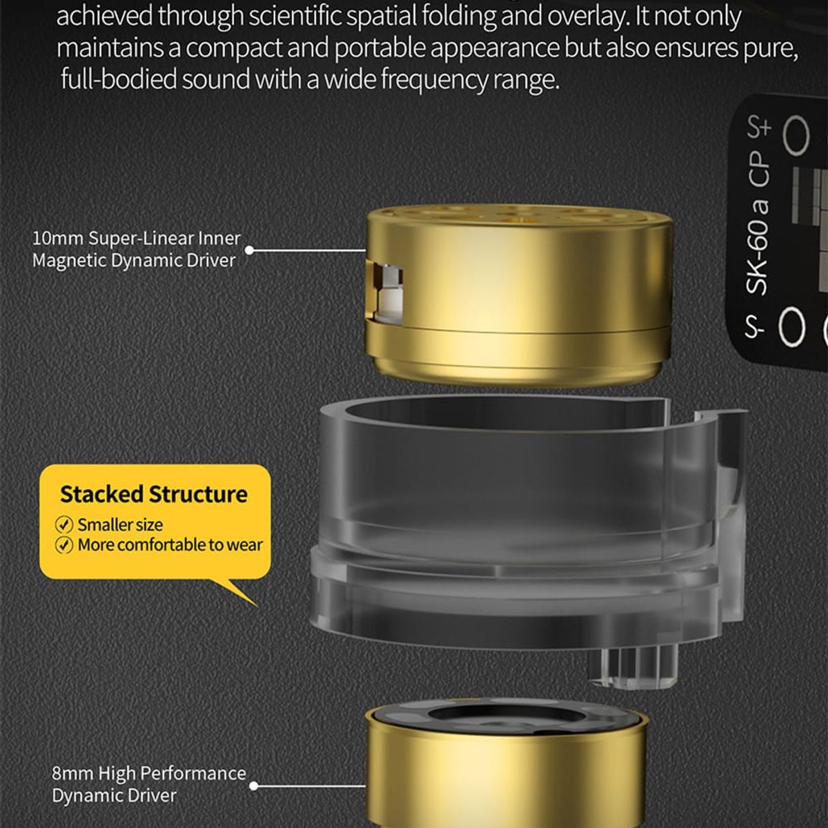 GENERICO - Audífonos  MERGA + Accesorios + Espumas + Estuche