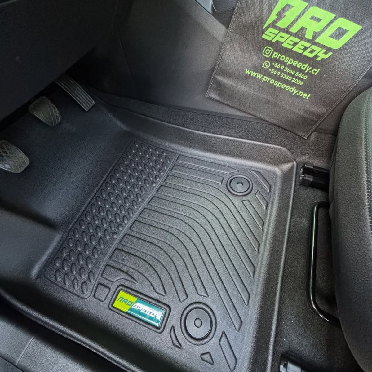 GENERICO - PISOS CALCE PERFECTO PROSPEEDY CHEVROLET SAIL 2024+ NEW 3PIEZAS