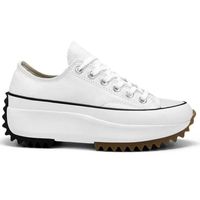 Zapatillas Lona Plataforma Run Mujer Urbanas Negra.