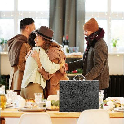 Imagen 2 del producto Set Cuchillería 24Piezas Cubiertos Acero Inoxidable Con Maletin Dorado