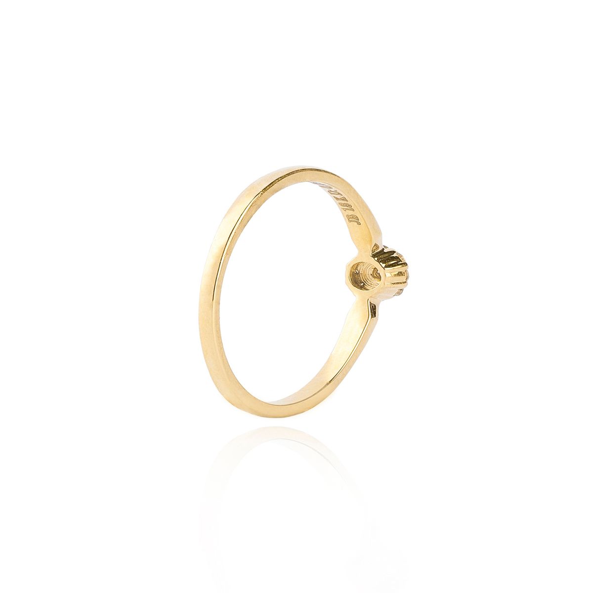 JB JOYAS BARON - Anillo Oro Amarillo 18kt Diamantes 9 Pts