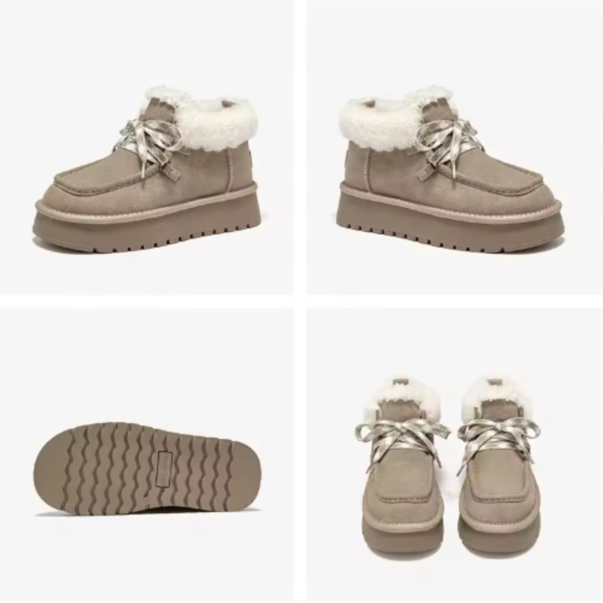 LIKE SHOP - Botas Invierno Mujer Antideslizantes y Acolchadas 24326