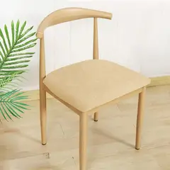 GENERICO - PACK DE 6 FUNDAS PARA ASIENTOS COLOR SOLIDO ELASTICADAS.