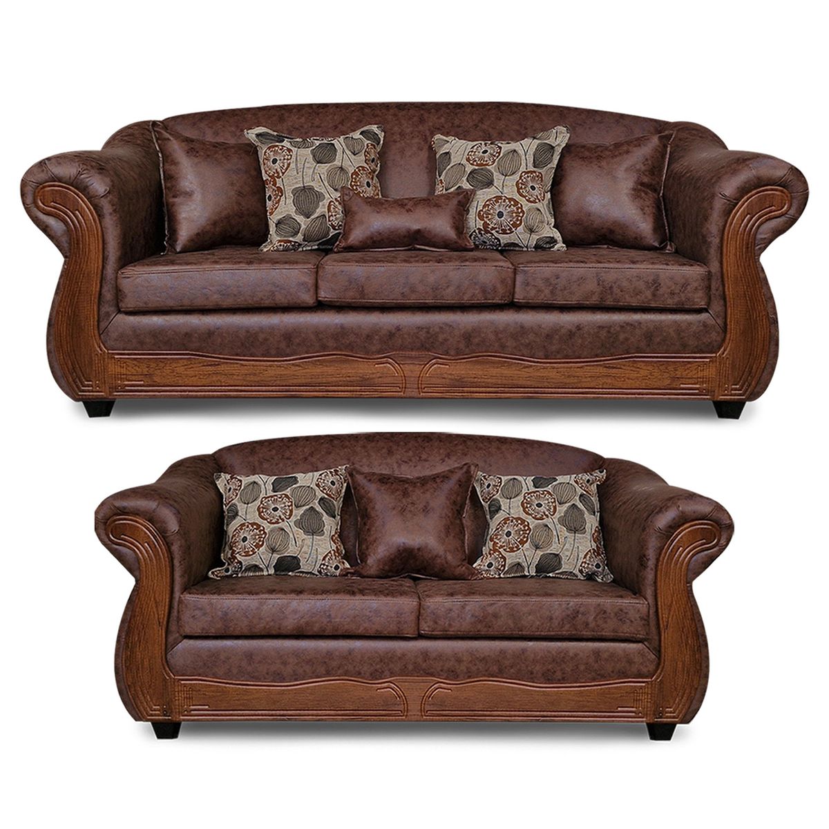 ADONIS LEUDH - Living 3+2 Estambul Envejecido Cafe Oscuro X