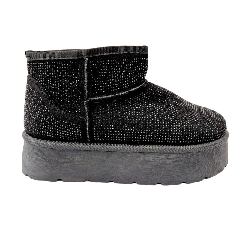 MPROPIA - Botas Mujer Térmicas Urbanas Brillos Forro Interior Chiporro 2491