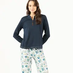 BARBIZON - Pijama de Mujer Sofia Azul