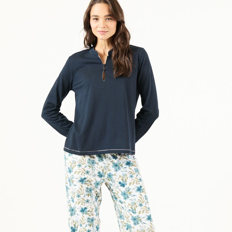 BARBIZON - Pijama de Mujer Sofia Azul