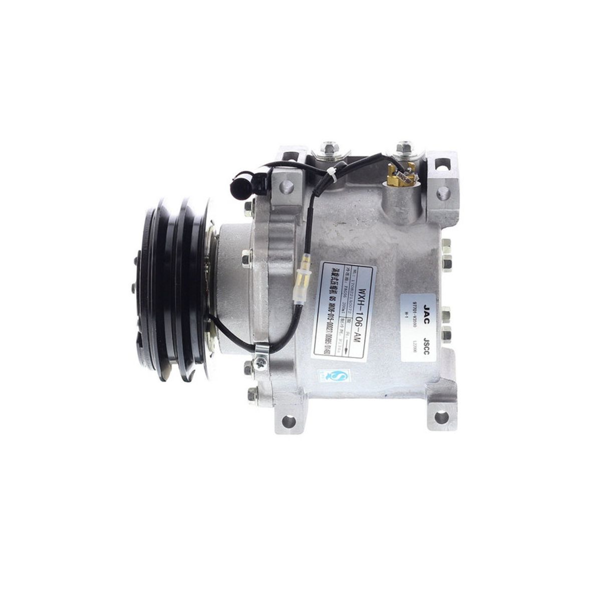 JAC - Compresor de AC WXH-106-AM 2A 12V OE JAC 97701-V3590 SCROLL