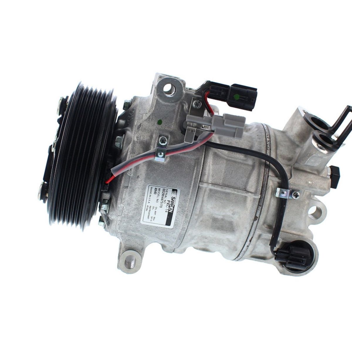 SANDEN - Compresor de AC PXC14 6PK 119MM 12V  NissanOE 1733 Sanden