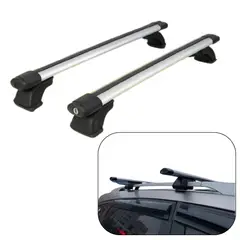 GENERICO - Barra Porta Equipaje Universal Con Llave + Garra Ajustable