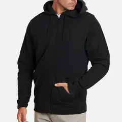 HERIEL - Polerón Hombre Térmico Forrado Polar Capuchón Canguro Cierre