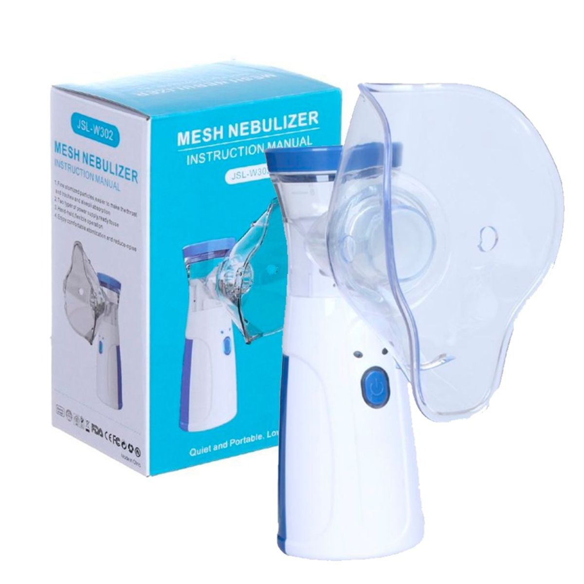 GENERICO - Nebulizador Portátil Silencioso Para Niño Y Adulto