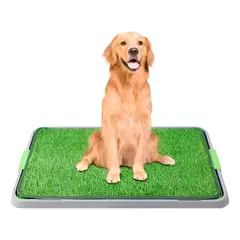 GENERICO - Tapete Pasto Sintético Entrenamiento Mascotas Baño