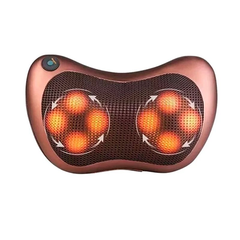 GENERICO - Masajeador Eléctrico Almohada Cojín Lumbar Cuello Piernas