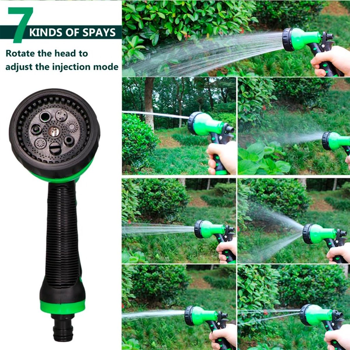 GENERICO - Manguera De jardín Flexible Resistente Versátil 15 Metros