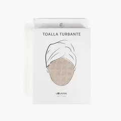 LOUNGE - Toalla Para El Pelo Mujer Turbante Unicolor