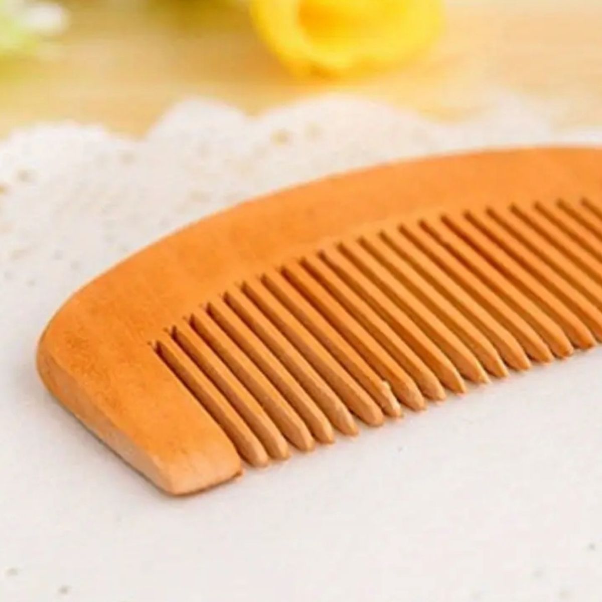 GENERICO - Peine para el cabello de madera de haya 00197