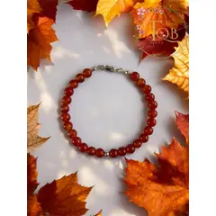 GENERICO - Pulsera Cornalina plata 925